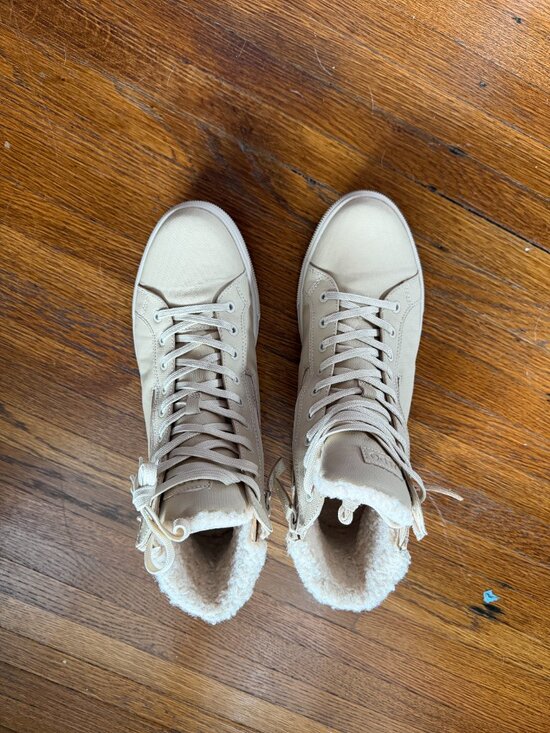 Aldo Faux Fur Lined High Top Boots